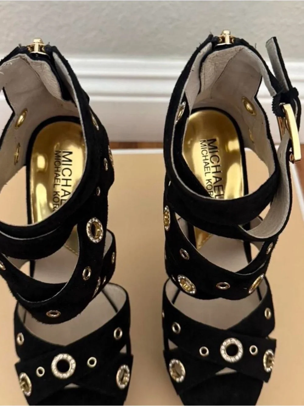 Michael Kors Delilah Grommet Platform Heels - Picture 3 of 6